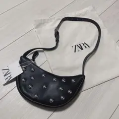 【新品】ZARA KIDS スタッズ付きクロスボディバッグ
