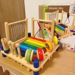 Melody Mix 楽器　ミュージックステーション　木のおもちゃI❜m Toy