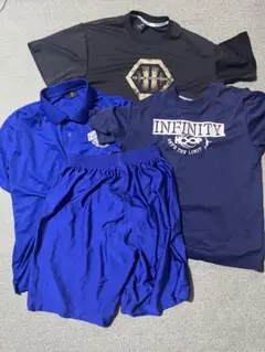 INFINITY Tシャツ・ポロシャツ・ショートパンツセット