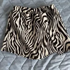 ゼブラ柄ハーフパンツ 140
