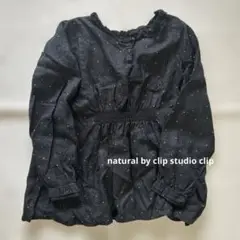 natural by clip studio clipリネンスモッキングブラウス