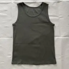 無印良品　XL ストレッチリブ編み　タンクトップ