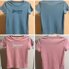 Srixon ショートスリーブ Tシャツ ブルー ピンク 2点セット