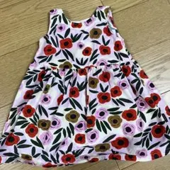UNIQLO マリメッココラボ　花柄ノースリーブワンピース 90cm