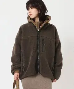 Deuxieme Classe ボアブルゾン ブラウン