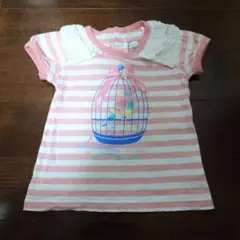 Pupil House ストライプ Tシャツ 90