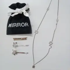 加藤ミリヤ MIRROR ヘアピン ネックレス