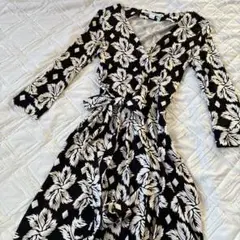 DIANE von FURSTENBERG 長袖ラップドレス サイズ2