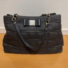 ケイトスペード ストローチェーンハンドバッグ
