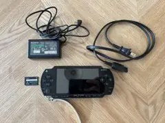 【ジャンク】PSP 1000本体　充電器とメモリーカードセット