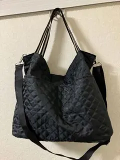 ハンドメイド　キルティング　ポケットいっぱいトートバッグ・ショルダーバッグ