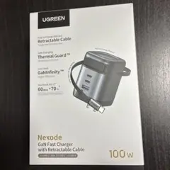 UGREEN Nexode GaN Fast Charger 100W 巻取り式