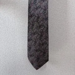 DURBAN ネクタイ ボタニカル 花柄 紫
