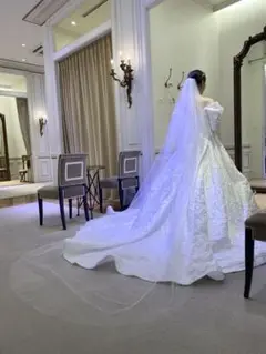ロングベール TREAT original 30×300 ギャザー有 結婚式