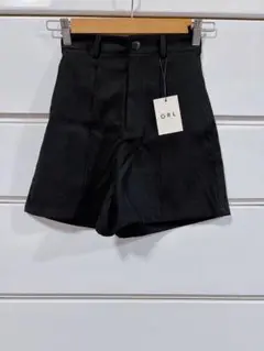 GRL ハイウエストスエードピンタックショートパンツ