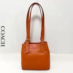 OLD COACH コスタリカ製 本革 グラブタン レザー ショルダーバッグ