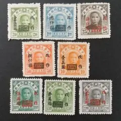 中国切手 紀92 8枚セット 未使用 中国 切手【紀92 中国古代科学者】未使用 8種完 1-14