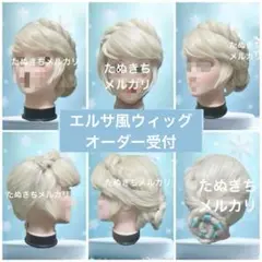 2025年最新】ウィッグオーダー エルサの人気アイテム - メルカリ