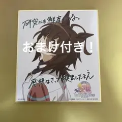 ウマ娘 アグネスタキオン映画特典 色紙