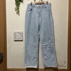 LOWRYSFARM ローリーズファーム デニムパンツ フリンジ L