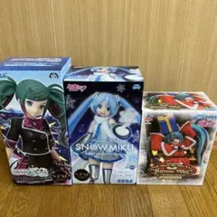SEGA 初音ミク プライズ フィギュア 3点セット luminasta spm