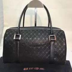 キリン野郎様 インデンヤ ボストンバッグ レザー 総柄