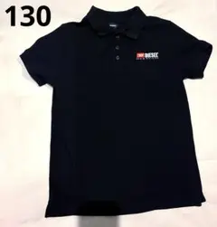 DIESEL ブラック キッズ　ポロシャツ サイズ8