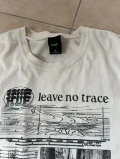 HUF leave no trace Tシャツ XL クリーム色