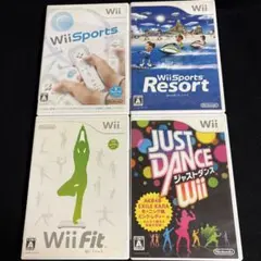 Wii ゲームソフト 4本セット