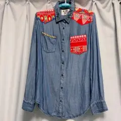 デシグアル　長袖シャツ　刺繍