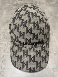 KARL LAGERFELD カールラガフェルド　ロゴパターンキャップ