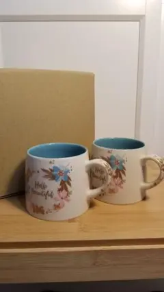 STARBUCKS 陶器製 ペアマグカップ 355ml×2