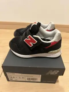 new balance IO313CR 14.0 W 黒/赤