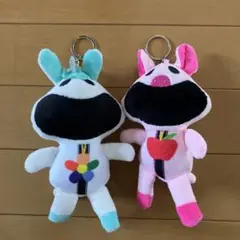 スマイリングクリッターズ　マスコット　ぬいぐるみ　キーホルダー　2種セット