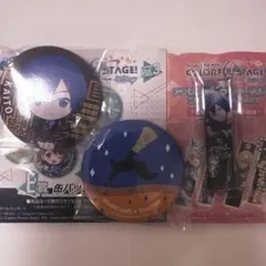 KAITO プロセカ　VOCALOID セガラッキーくじ　缶バッジ　キーホルダー