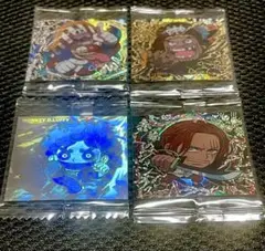 ワンピース大海賊シールウエハースLOG.7 新四皇 ４枚セット　未開封新品