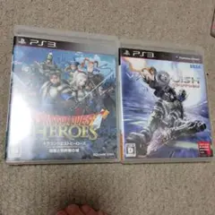 PS3ソフト ドラゴンクエストヒーローズ & ヴァンキッシュ　2本セット