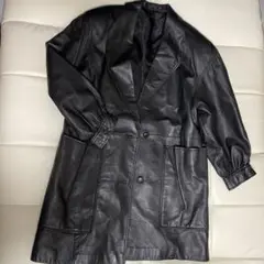 ★美品★レザージャケット ブラック色 オシャレ