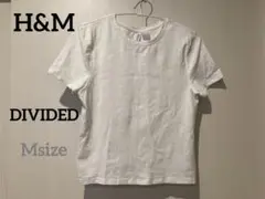 H&M エイチアンドエム　DIVIDED　白Tシャツ　M