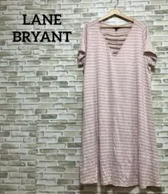 匿名配送✨️LANE BRYANT ストライプ Vネック ルームウェア 18/20