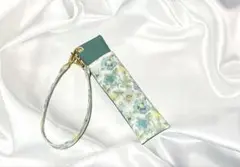 ペン差し、ストラップ付き＊リバティラミネート