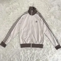 ✨極美品✨adidas トラックジャケット トレフォイルロゴ ベージュ 山本彩