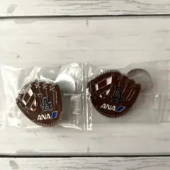 【非売品】ANA ロサンゼルス ドジャース グローブ型　ピンバッジ