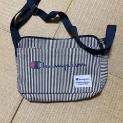 Champion ストライプ ショルダーバッグ