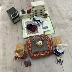 シルバニアファミリー　H09 和室セット&和服セット シルバニアファミリー H09 和室セット&和服セットΩ