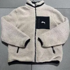 STUSSY ボアジャケット アイボリー