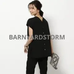 BARNYARDSTORM バーンヤードストーム　美品　とろみブラウス　金釦秋服