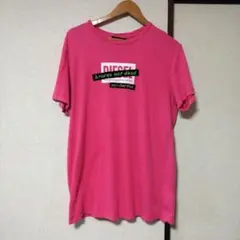 DIESEL　Tシャツ　ピンク