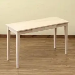 木製テーブル　120×45　ホワイトウォッシュ