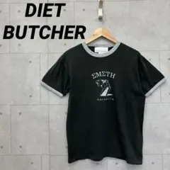 DIET BUTCHER Ｔシャツ emeth パイピング メンズ L 黒